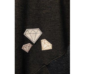 Stickdatei - Diamanten